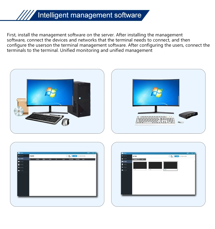 FL120n Linux Thin Client Mini PC with Rdp All Winner A20 HDMI VGA Support Windows/ Linux OS