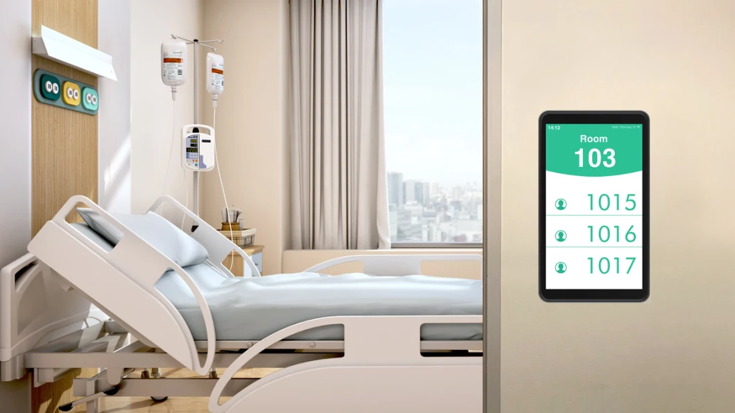 Custom Tablet Wall Mount Hospital Bed Control Panel PC 8 Inch Tablet PC Android OS APP Installed