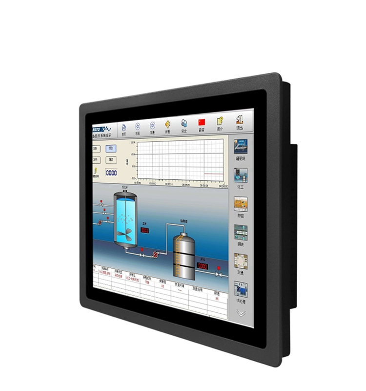 12.1 Inch Embedded Waterproof Industrial Touch Screen Panel PC Cheap I3 4G 128g