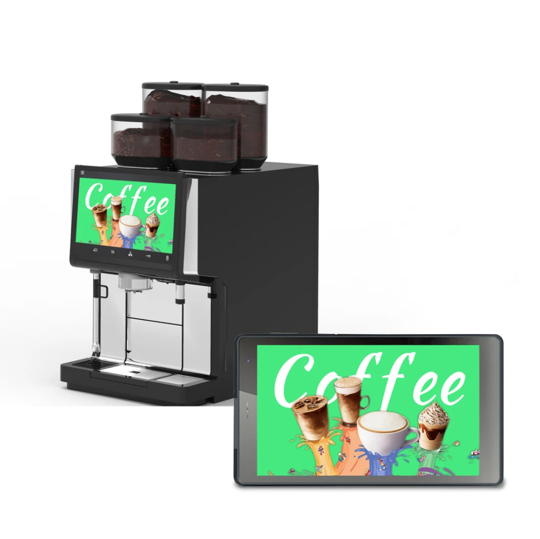 Programmable Sdk Available Embedded Touch Screen Coffee Machine Coffee Maker Smart Ordering Menu Display Touch Screen Display