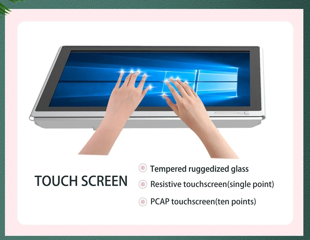 10.1 Inch Industrial Control Panel Resistive Touch Screen Embedded Panel Display IP65 HMI Industrial Display Industrial Monitor