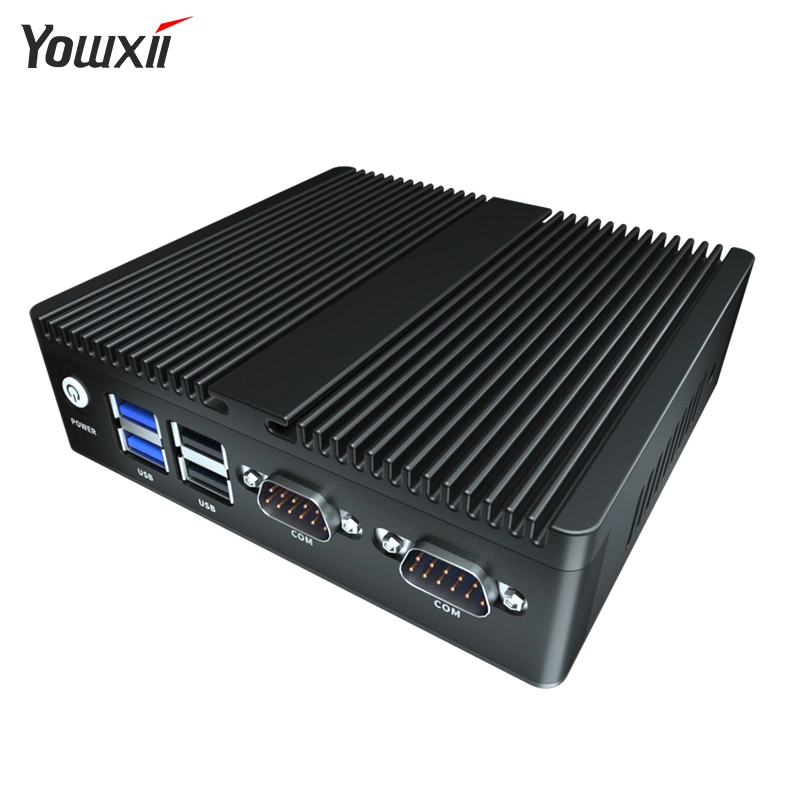 Qunshi Hot Sale All in One Mini PC I5/I7 4200u Fanless Metal Mini Computer Windows 10/Linux Motherboard Industrial PC