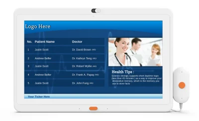 Tablette Android à usage médical Tablette médicale Android de 15,6 pouces pour les soins de santé hospitaliers